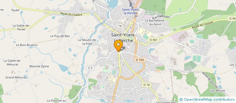 localisation de l'entreprise SNC LE MARYLAND à SAINT-YRIEIX-LA-PERCHE