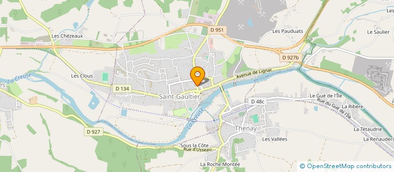 localisation de l'entreprise SNC LE MARYLAND à SAINT-GAULTIER