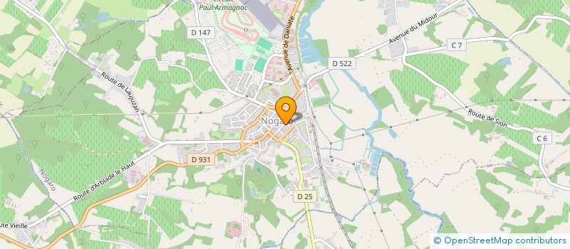 localisation de l'entreprise SNC LE MELUSIN  NOGARO