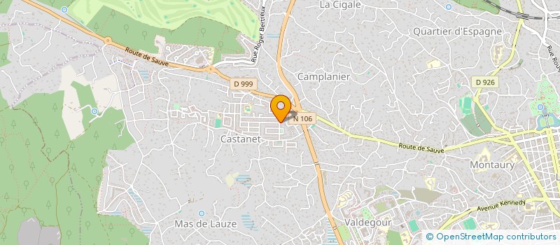 localisation de l'entreprise SNC LE MERIDIEN  NIMES