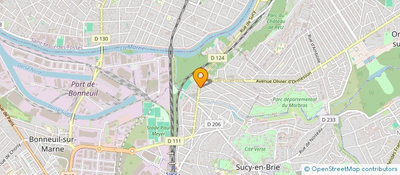 localisation de l'entreprise SNC LE MOULIN DE SUCY  SUCY-EN-BRIE