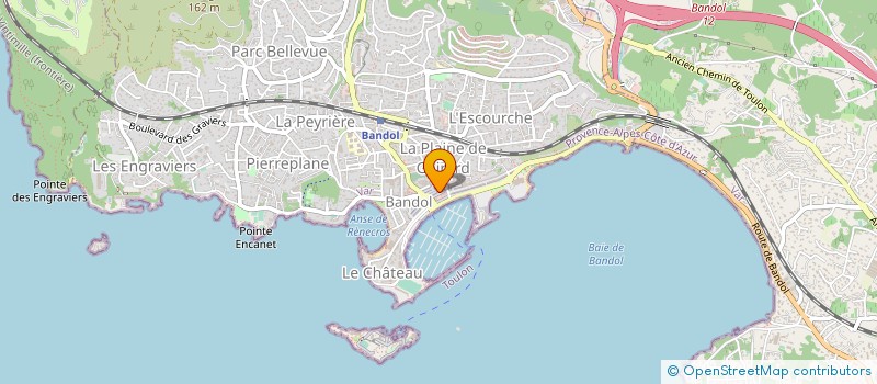 localisation de l'entreprise SNC LE NARVAL à BANDOL