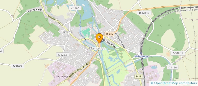 localisation de l'entreprise SNC LE NARVAL à MAINTENON