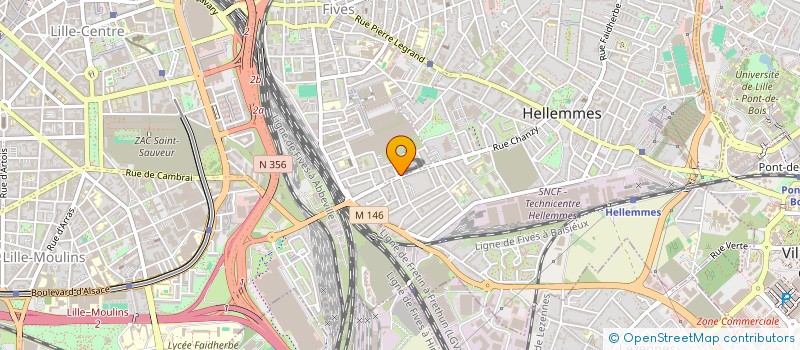 localisation de l'entreprise SNC LE NEMROD à LILLE
