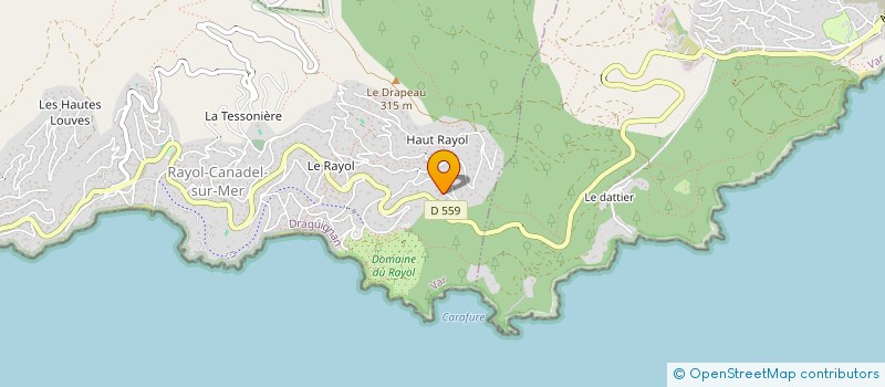 localisation de l'entreprise SNC LE NID DES ANGES à RAYOL-CANADEL-SUR-MER