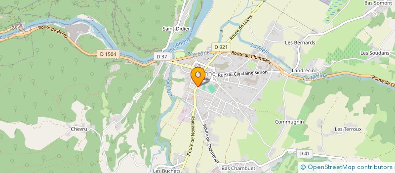 localisation de l'entreprise SNC LE NORELAND à YENNE