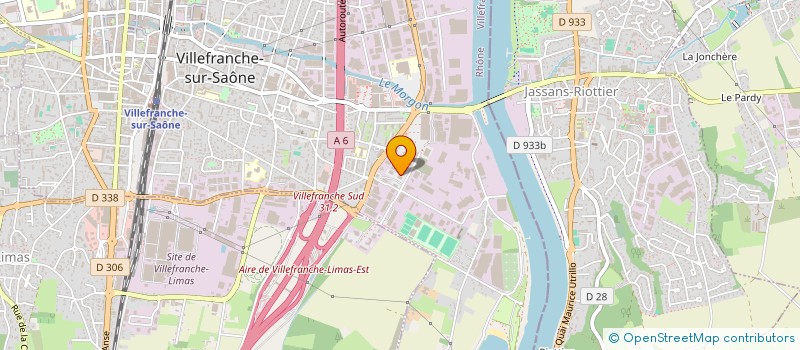 localisation de l'entreprise SNC LE PARC  VILLEFRANCHE-SUR-SAONE