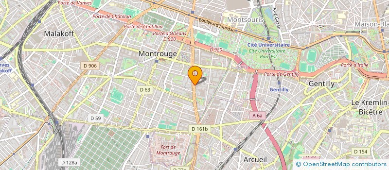 localisation de l'entreprise SNC LE PARC DU CHATEAU A MAISONS-LAFITTE à MONTROUGE