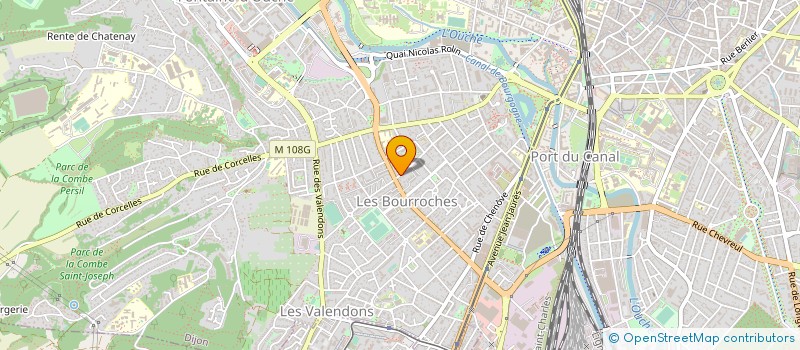 localisation de l'entreprise SNC LE PARIS II à DIJON