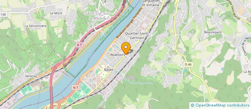 localisation de l'entreprise SNC LE PERPIGNAN à VIENNE