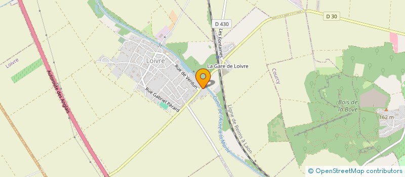 localisation de l'entreprise SNC LE PICARDIE  LOIVRE