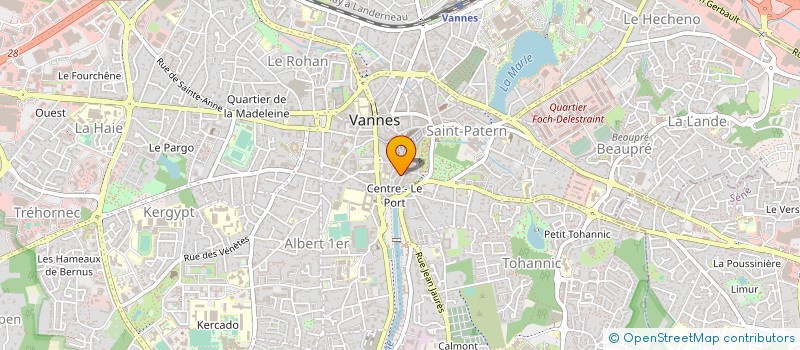 localisation de l'entreprise SNC LE PIRENN à VANNES