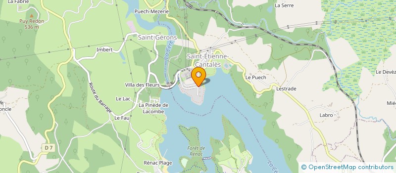 localisation de l'entreprise SNC LE PRADEL à SAINT-ETIENNE-CANTALES