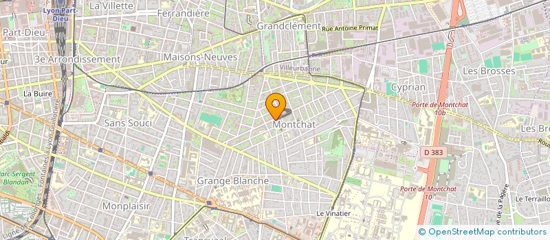 localisation de l'entreprise SNC LE PROGRES - BRON  LYON