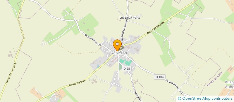 localisation de l'entreprise SNC LE QG  YEBLERON