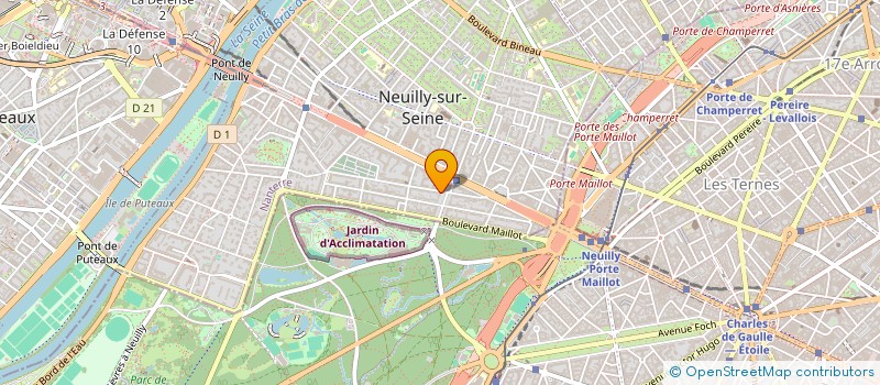 localisation de l'entreprise SNC LE RANCH à NEUILLY-SUR-SEINE