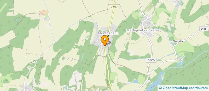 localisation de l'entreprise SNC LE RELAIS à MONTHENAULT