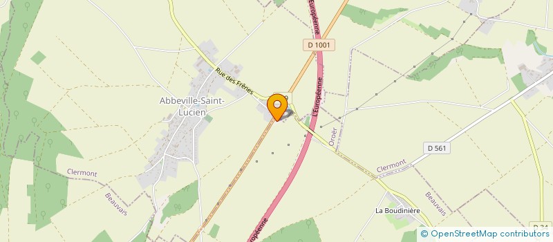 localisation de l'entreprise SNC LE RELAIS SAINT MARTIN  OROER