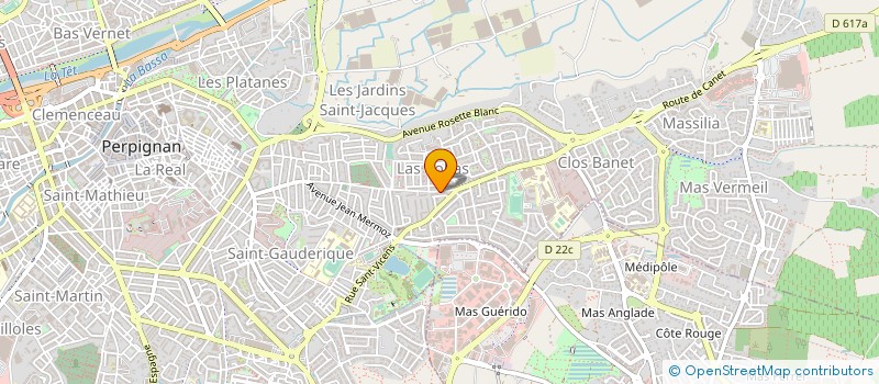 localisation de l'entreprise SNC LE RUBENS DELMAS à PERPIGNAN