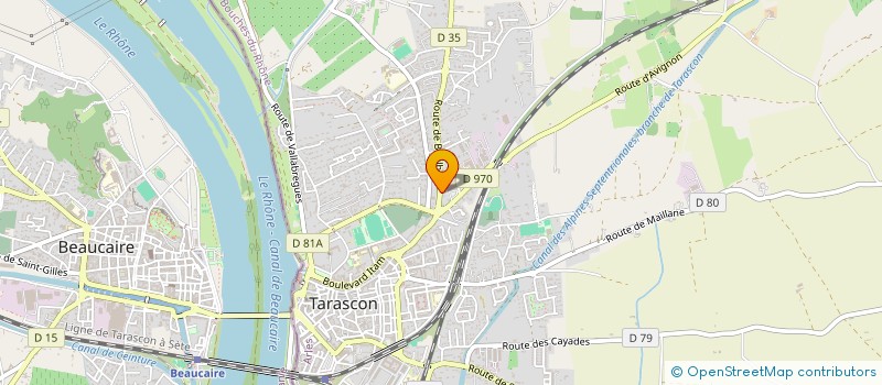 localisation de l'entreprise SNC LE RUBIS  TARASCON