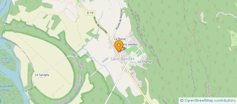 localisation de l'entreprise SNC LE SAINT BENOIT  GROSLEE-SAINT-BENOIT