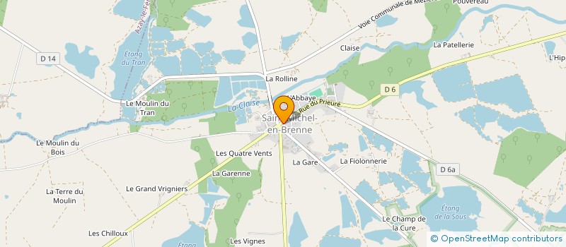 localisation de l'entreprise SNC LE SAINT CYRAN à SAINT-MICHEL-EN-BRENNE