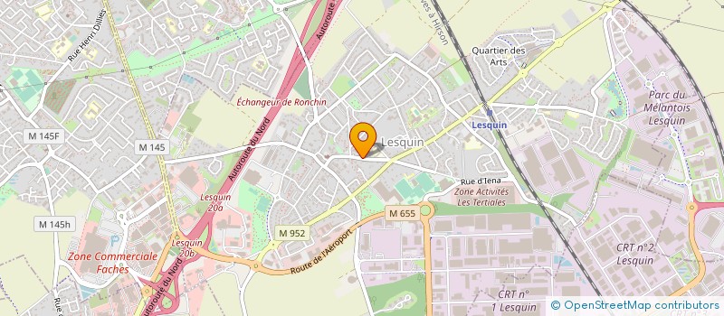 localisation de l'entreprise SNC LE SAINT VINCENT à LESQUIN