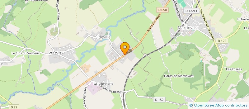 localisation de l'entreprise SNC LE SIDEVILLAIS  SIDEVILLE