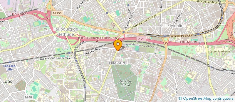 localisation de l'entreprise SNC LE SUD à LILLE