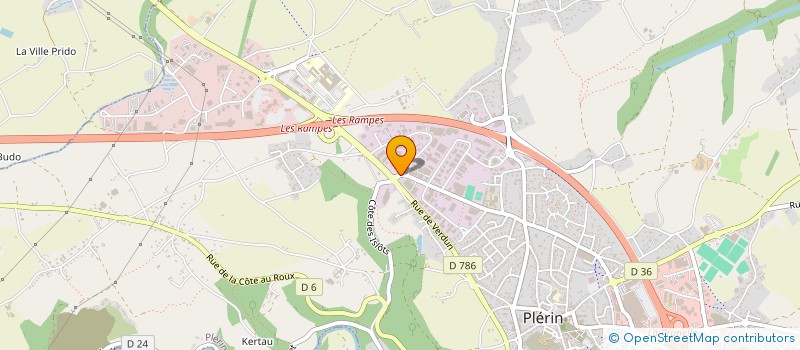 localisation de l'entreprise SNC LE TOURNEBROCHE à PLERIN