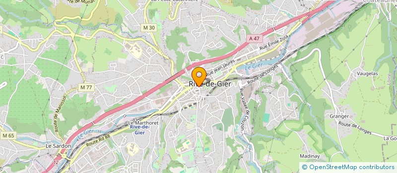 localisation de l'entreprise SNC LE VICTOR HUGO à RIVE-DE-GIER