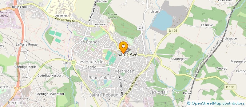 localisation de l'entreprise SNC LE WELCOME  SAINT-AVE