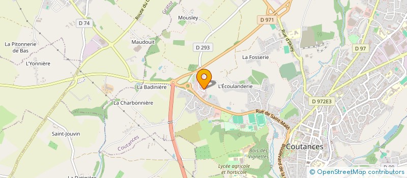 localisation de l'entreprise SNC LEBAS MALOISEL à COUTANCES