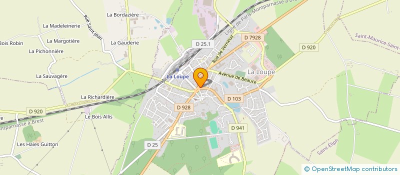 localisation de l'entreprise SNC LEBLANC à LA LOUPE