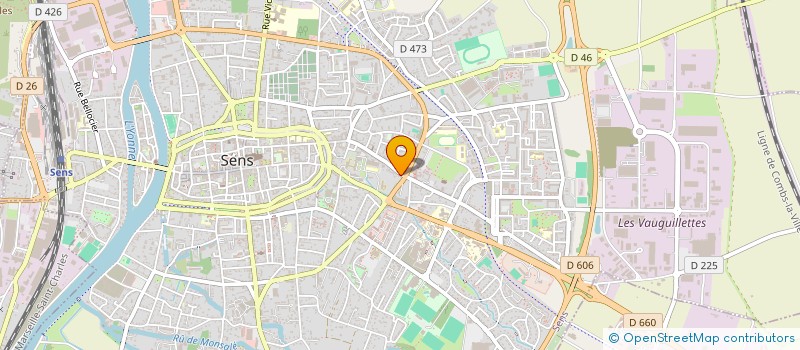 localisation de l'entreprise SNC LEBLANC-GOUAUX à SENS