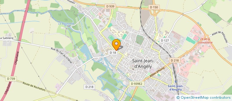 localisation de l'entreprise SNC LEBORGNE à SAINT-JEAN-D'ANGELY