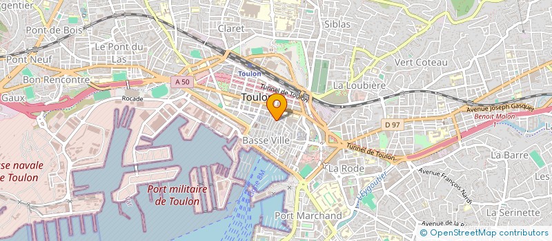 localisation de l'entreprise SNC LECOEUR à TOULON