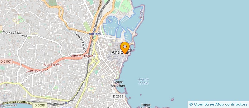 localisation de l'entreprise SNC LEFEVRE ET FILS à ANTIBES