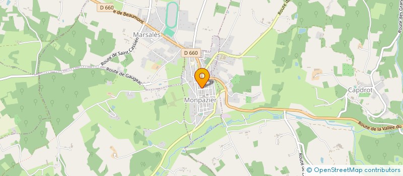 localisation de l'entreprise SNC LEFURTIQUET  MONPAZIER