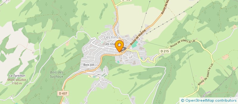 localisation de l'entreprise SNC LEGRAND  LES FINS