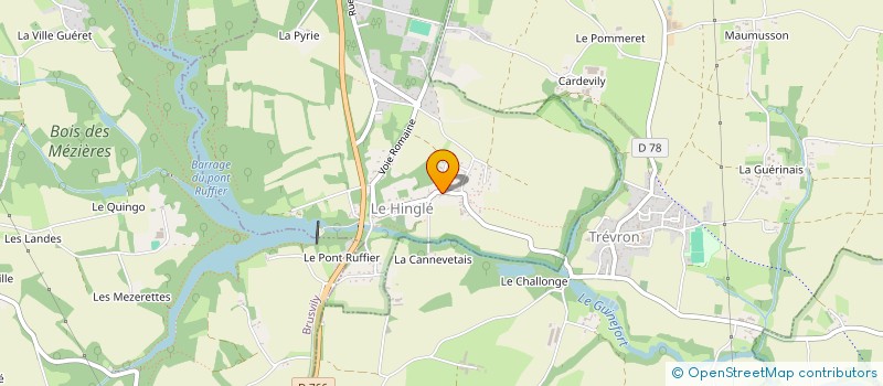 localisation de l'entreprise SNC LEGRAND MARMIGNON à LANVALLAY