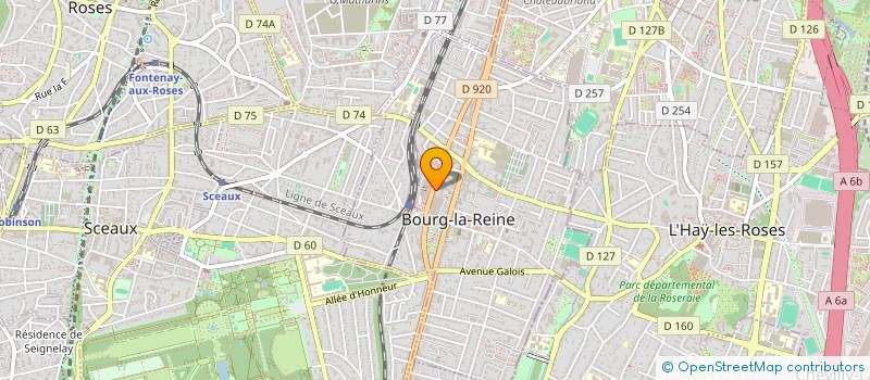 localisation de l'entreprise SNC LEGUAY FONTENAY à BOURG-LA-REINE