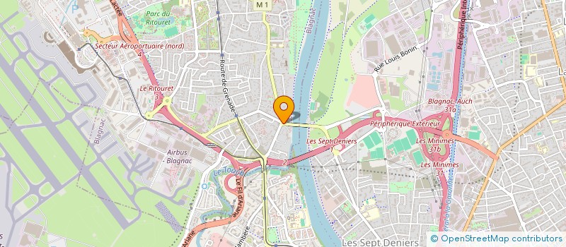 localisation de l'entreprise SNC LELTE à BLAGNAC