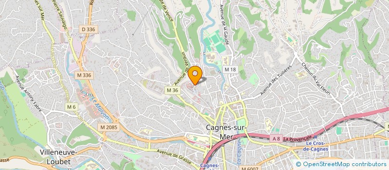 localisation de l'entreprise SNC LEMAZUR à CAGNES-SUR-MER