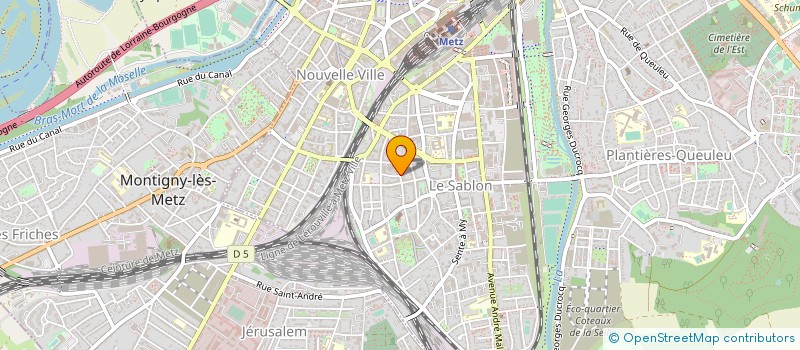 localisation de l'entreprise SNC LEMOINE à METZ
