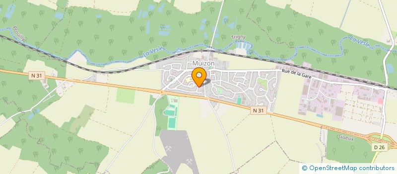 localisation de l'entreprise SNC LEPORCQ  MUIZON