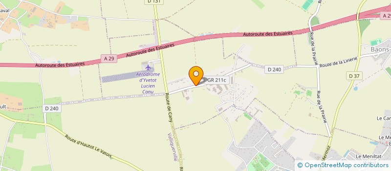 localisation de l'entreprise SNC LEROUX à BAONS-LE-COMTE