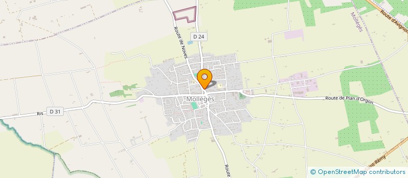 localisation de l'entreprise SNC LES 2 S  MOLLEGES