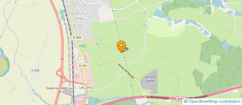 localisation de l'entreprise SNC LES AVENELLES  TOULON-SUR-ALLIER