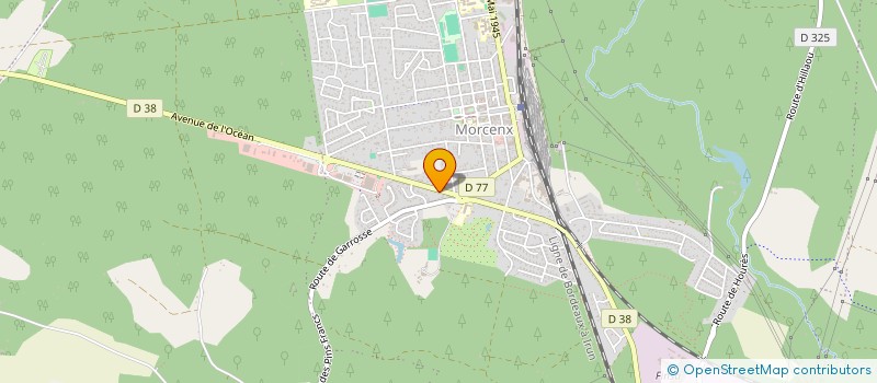 localisation de l'entreprise SNC LES CAROLINS  MORCENX-LA-NOUVELLE